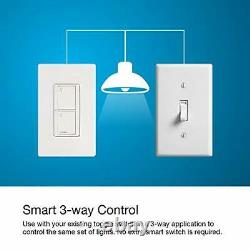 Lutron Caseta Smart Switch Starter Kit Compatible with Alexa Apple HomeKit