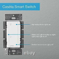 Lutron Caseta Smart Switch Starter Kit Compatible with Alexa Apple HomeKit