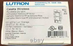 Lutron Caseta Wireless Fan RF On/Off smart home Light switch PD-5WS-DV-WH