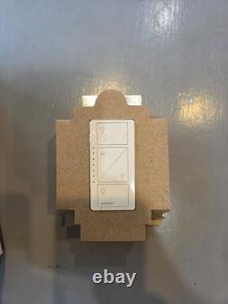 Lutron Caseta Wireless In-Wall Dimmer PD-6WCL-WH White Decorator CFL/LED/Inc/Hal