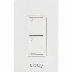 Lutron Caseta Wireless Lighting / Fan Light Switch RF On/Off White PD-5WS-DV-WH