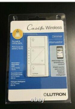 Lutron Caseta Wireless PD-6WCL-WH-R Lighting Dimmer Switch White 5 packs