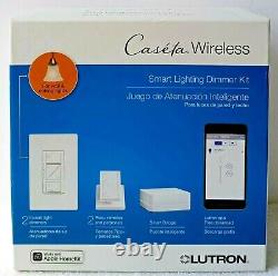 Lutron Caseta Wireless Smart Bridge Home Lighting Dimmer Kit Remote Control Seal