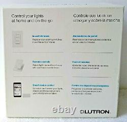 Lutron Caseta Wireless Smart Bridge Home Lighting Dimmer Kit Remote Control Seal