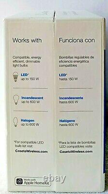 Lutron Caseta Wireless Smart Bridge Home Lighting Dimmer Kit Remote Control Seal