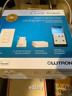 Lutron Caseta Wireless Smart Light Dimmer Switch (2 Count) Starter Kit