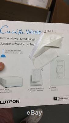 Lutron Caseta Wireless Smart Lighting 2 Dimmer Switch Starter Kit P-BDG-PKG2W