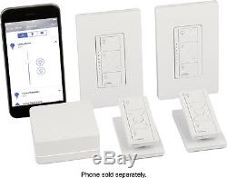 Lutron Caseta Wireless Smart Lighting Dimmer Switch (2-Pack) Starter Kit
