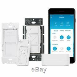 Lutron Caseta Wireless Smart Lighting Dimmer Switch (2 count) Starter Kit