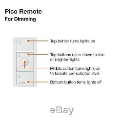 Lutron Caseta Wireless Smart Lighting Dimmer Switch (2 count) Starter Kit, P