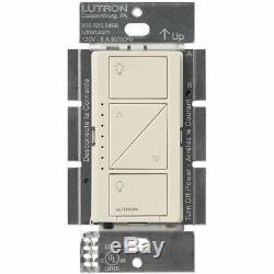 Lutron Caseta Wireless Smart Lighting Dimmer Switch (2-pack) (Light Almond)