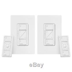 Lutron Caseta Wireless Smart Lighting Dimmer Switch and Remote Kit for Wall and
