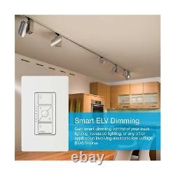 Lutron Caseta Wireless Smart Lighting ELV Dimmer Switch 3 Way Set Up White New