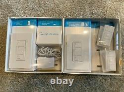 Lutron Caseta Wireless Smart Lighting In-Wall Dimmer Kit, P-BDG-PKG2W HomeKit