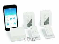 Lutron Caseta Wireless Smart Lighting Lamp Dimmer 2 count Starter Kit with pe