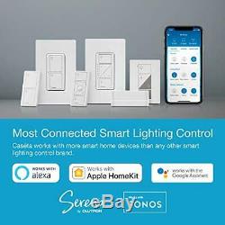 Lutron Caseta Wireless Smart Lighting Lamp Dimmer 2 count Starter Kit with pe