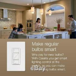 Lutron Caseta Wireless Smart Lighting Single Pole/3-way Dimmer Switch Starter US