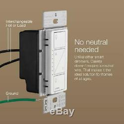 Lutron Caseta Wireless Smart Lighting Single Pole/3-way Dimmer Switch Starter US