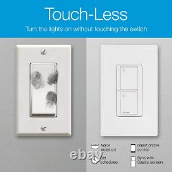 Lutron Caséta Wireless Smart Lighting Switch for All 1 Pack, Light Almond