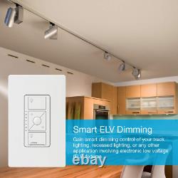 Lutron Casta Smart Dimmer Switch for ELV+ Bulbs, 250W LED, PD-5NE-LA, Light