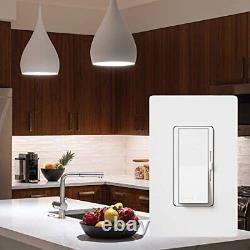 Lutron DVELV-303P-WH 300-Watt Diva Electronic Low Voltage 3-Way Dimmer White