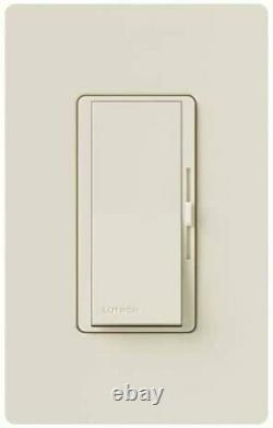 Lutron Dimmer Single Pole Single Pole Or 3 Way Light Almond Carded