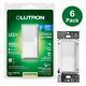 Lutron Dimmer Switch 3-way/multi-location Led Indicator Light White (6-pack)