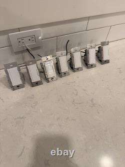 Lutron Dimmers Lot of 7 Used, Mixed Models