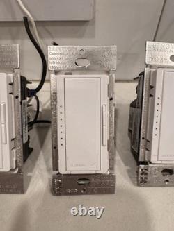 Lutron Dimmers Lot of 7 Used, Mixed Models