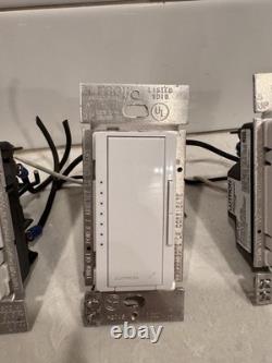 Lutron Dimmers Lot of 7 Used, Mixed Models