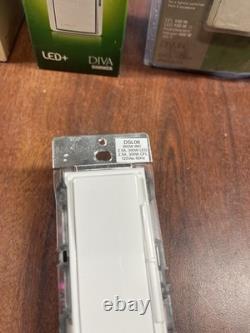 Lutron Diva Dimmer LED Light Switch Lot Of 12 all new