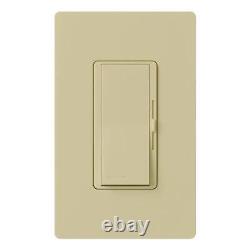 Lutron Diva Dimmer Switch Single-Pole 300-Watt Low Voltage Ivory (DVELV-300P-IV)