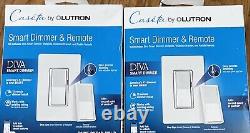 Lutron Diva Smart 150W LED Dimmer Switch White (DVRF-PKG1D-WH-R) Total 2