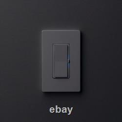 Lutron Diva Smart Dimmer Switch for Caséta Lighting No 1 Pack, Black