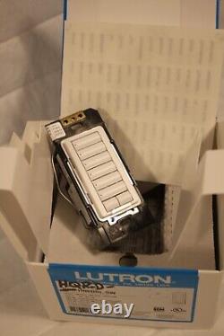 Lutron HOMEWORKS HQRD-HN6BRL-SW NEW