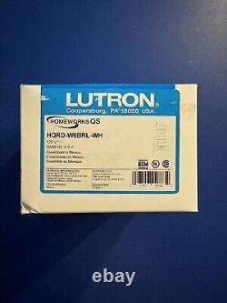 Lutron Homeworks QS HQRD-HN6BRL-WH 6 Button Keypad White