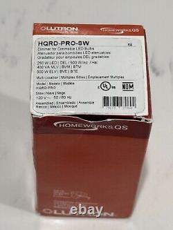 Lutron Homeworks QS HQRD-PRO-SW Dimmer for Dimmable LED Bulbs Snow White