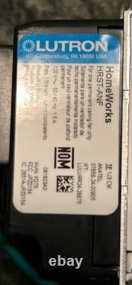 Lutron Homeworks QSX HRST-ANF-SW Satin White Ceiling Fan Speed Control NEW