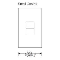 Lutron-Lighting Dimmer, Slide, 1-Pole, White18118