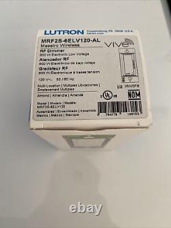 Lutron MRF2S-6ELV-120-LA VIVE Maestro Wireless ELV Dimmer LED Light Almond