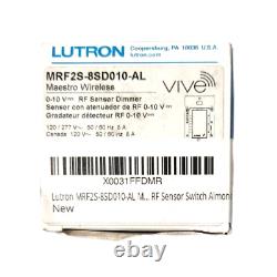 Lutron MRF2S-8SD010-AL Maestro Occupancy Motion Sensor Light Switch Almond Color