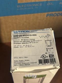 Lutron MRF2S-8SD010-WH 0-10V VIVE Maestro Wireless Motion Sensor White NEW