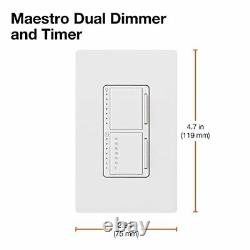 Lutron Maestro 300-Watt Single-Pole Digital Dimmer and Timer Switch for Incan