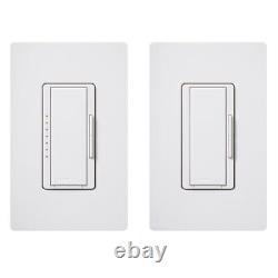 Lutron Maestro Dimmer Switch for Halogen and Incandescent Bulbs with Companio