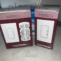Lutron Maestro MAFQ3WH 3 Way Fan Control With Companion Fan Control