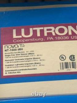 Lutron NT-1500-WH Dimmer Switch New in Box