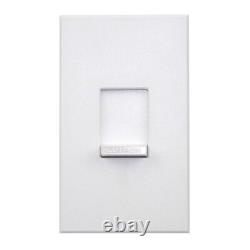 Lutron Nf-10-wh Nova 120v 16a Fluorescent 3-wire Single Pole Slide Dimmer, White