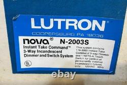 Lutron Nova N-2003S Instant Take Command 3-Way Incandescent Dimmer Switch System