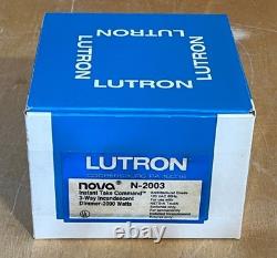 Lutron Nova N-2003S Instant Take Command 3-Way Incandescent Dimmer Switch System