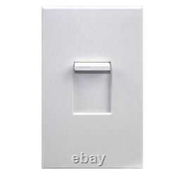 Lutron Ntftu-5a-277-wh, Nova Lighting Dimmer Slide Fluorescent 1-pole, White